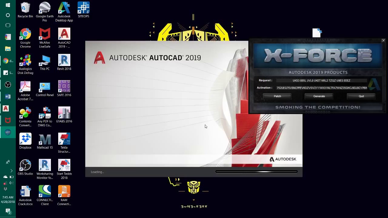 autodesk 2019 keygen xforce download